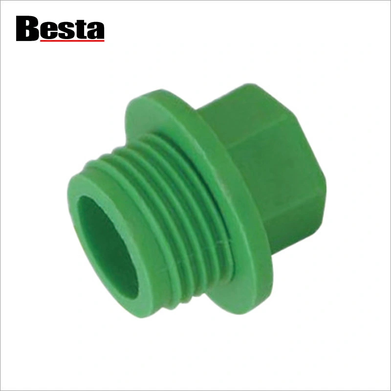 PPR Plastic Fitting Thread Plug - uvedba navojnih čepov